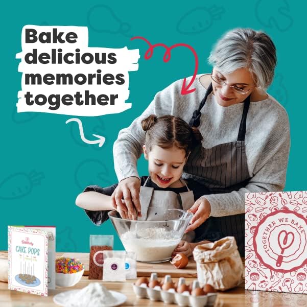 Kids Baking Kit for Cake Pop Making - Beginner Supplies and Decorating Set