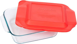 Pyrex 8 Red Square Baking Dish