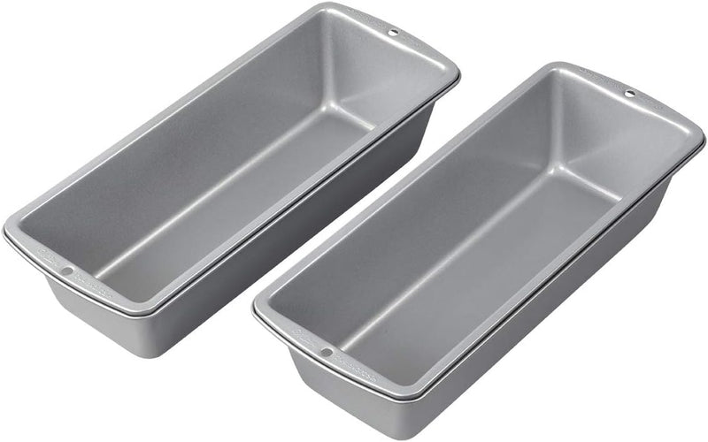 Wilton Recipe Right Loaf Pans - Non-Stick 2-Piece Set 12 x 45 Steel