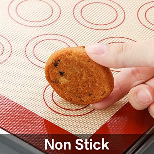 Stainless Steel Baking Set with Cooling Rack and Silicone Mat - 9 Pieces