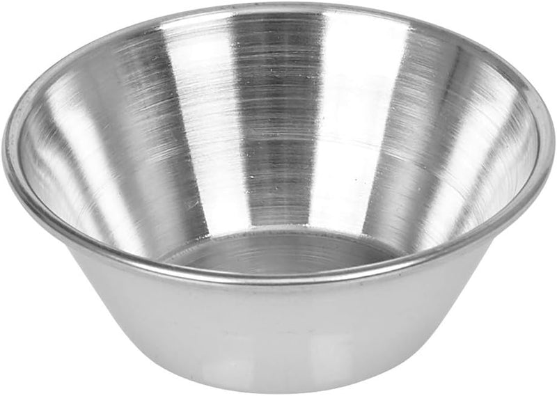 Stainless Steel Sauce Cups - Commercial Grade 12 Pack 25 oz Tezzorio