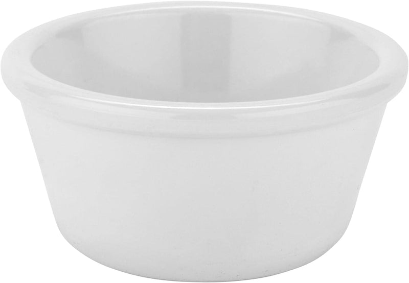 White 25 oz Ramekin - Break Resistant Pack of 12