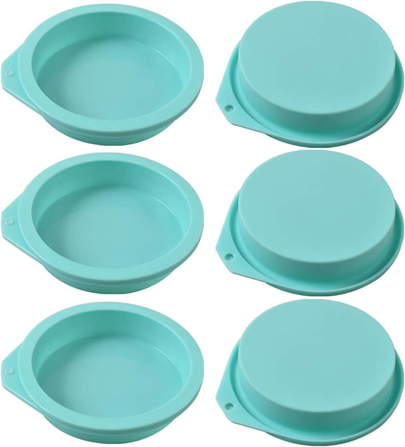 Silicone Cake Mold Set - 3 Pack for Layer Rainbow Resin Coasters