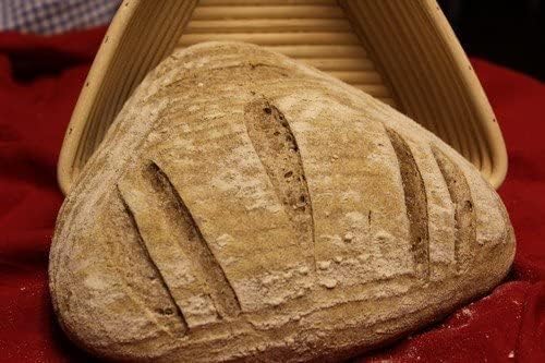 Handmade Banneton Bread Dough Proofing Basket with Linen Liner