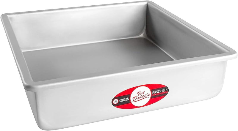 Fat Daddios Anodized Aluminum Square Cake Pan - 10x3 inch