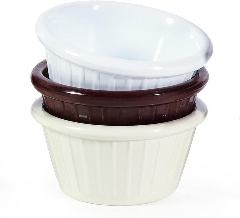 White 25 oz Ramekin - Break Resistant Pack of 12