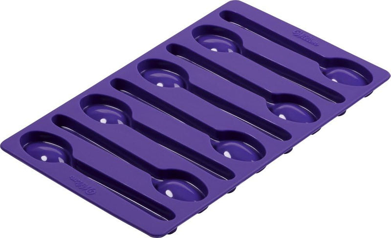 Wilton Silicone Candy Mold - Purple Spoon Shape