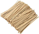 500 Pcs 5" White Paper Twist Ties Reusable Bread Ties, for Party Cello Candy Bread Coffee Bags Cake Pops