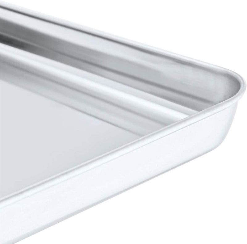 Stainless Steel Toaster Oven Tray Pan - 105x8x1 Dishwasher Safe