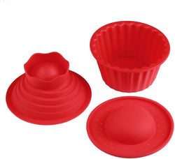 Silicone Cupcake Mould - 3 Pack Bake Set for Baking Giant