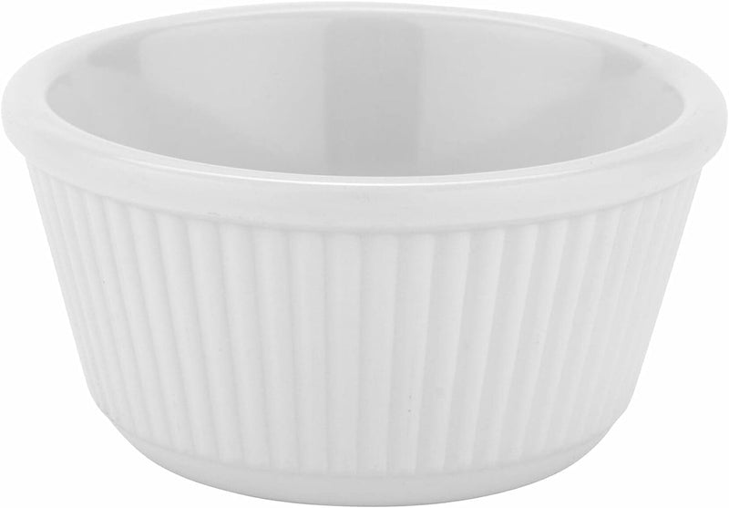 White 25 oz Ramekin - Break Resistant Pack of 12