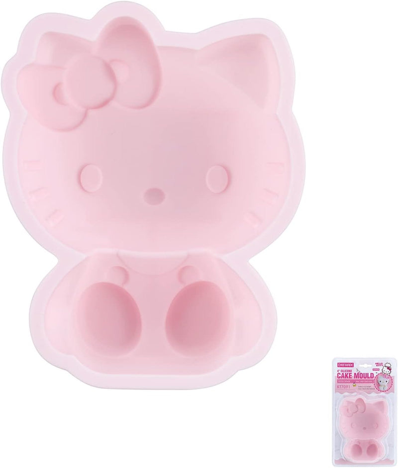 Hello Kitty Cake Pan - 4 Non-Stick Silicone Molds for Oven  Instant Pot Pink