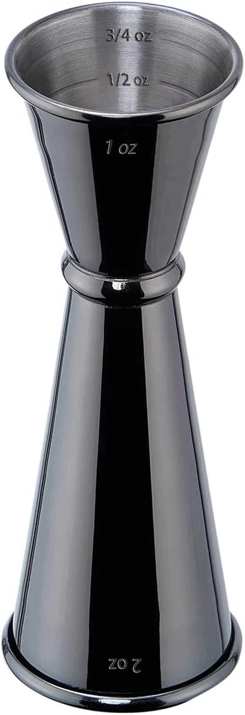 Briout Jigger for Bartending, Double Cocktail Jigger Japanese Premium 304 Stainless Steel Jigger 2 OZ 1 OZ with Measurements Inside
