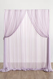 Wedding Backdrop Curtains in Lilac & Gold