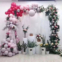 8.2X8.2Ft Large Size Wedding Arch Stand Square Garden Arch Metal Aobor Artificial Flower Arch Decor Stand for Wedding Ceremony and Reception Backdrop (8.2X8.2Ft-Gold)