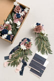 Aisle & Chair Decor in Dusty Rose & Navy