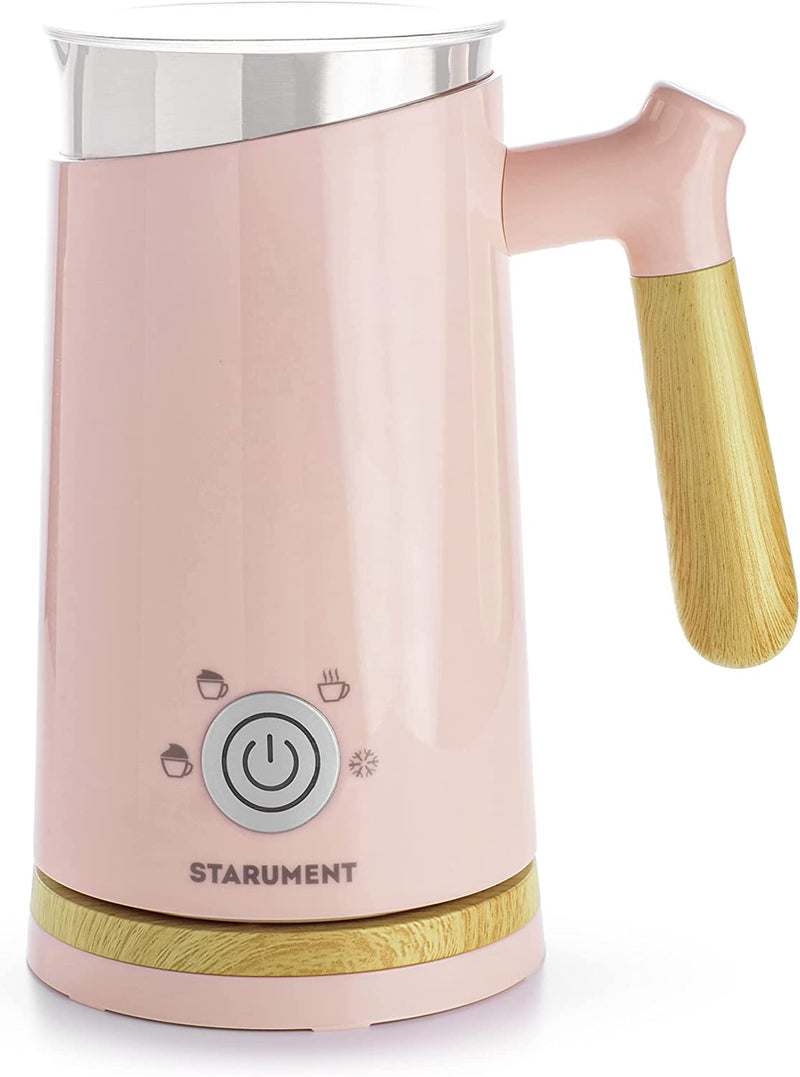Starument Electric Milk Frother - Automatic Milk Foamer & Heater for Coffee, Latte, Cappuccino, Other Creamy Drinks - 4 Settings for Cold Foam, Airy Milk Foam, Dense Foam & Warm Milk - Easy to Use