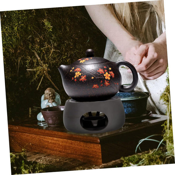 USHOBE 1 Set Tea Warmer Warm Tea Stove Porcelain Teapot Warmer Ceramic Teapot Warmer Teapot Warmer with Candle Teapot Warmers Teapot Warmer for Home Teapot Warmer Stand Ceramics Coffee