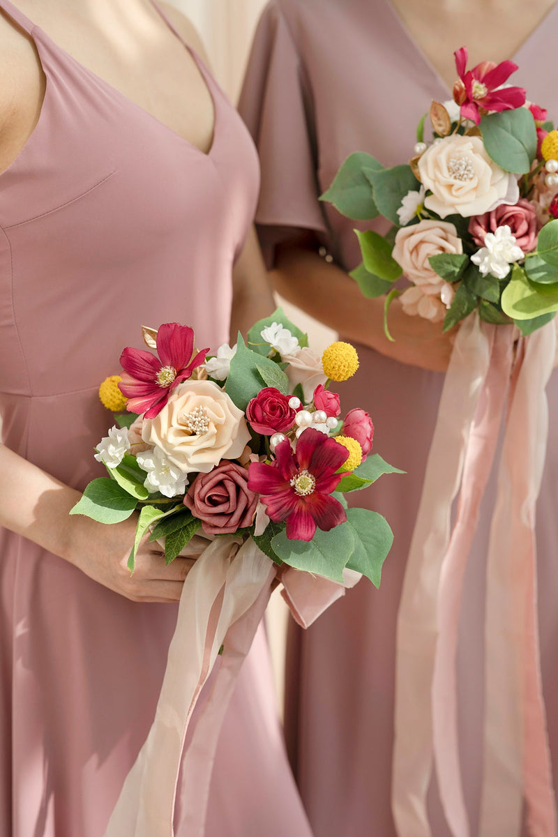 Bridesmaid Posy - Fuchsia Blossom  Clearance