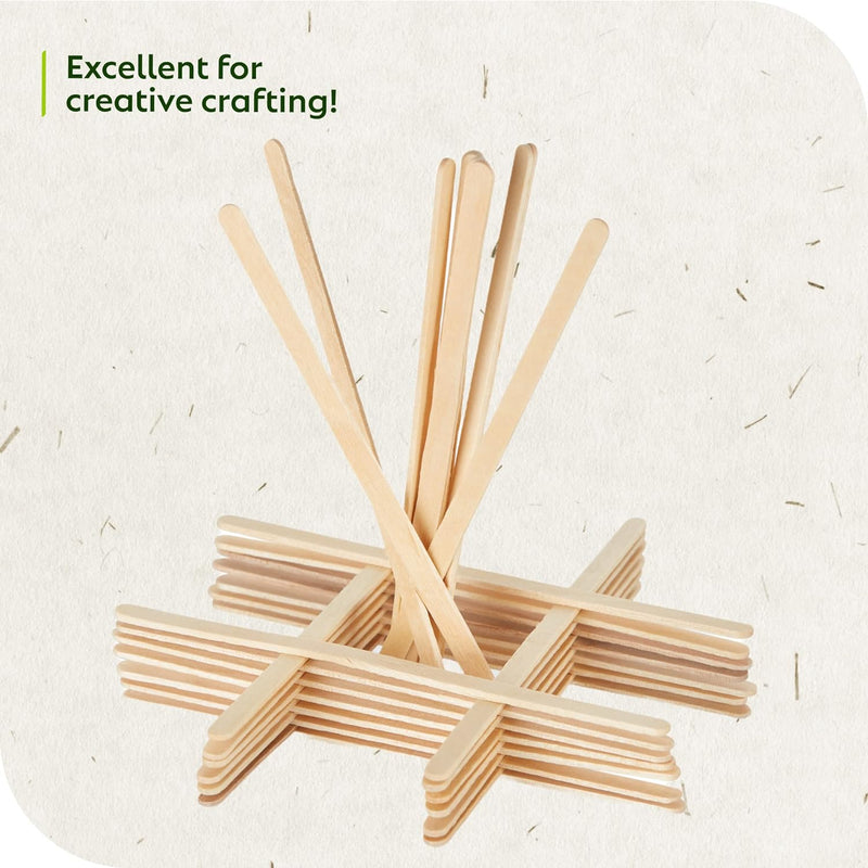 Birch Wood Coffee/Beverage Stirrers 7" (1000 pack) Eco-Friendly Great For Your Coffee Nook.