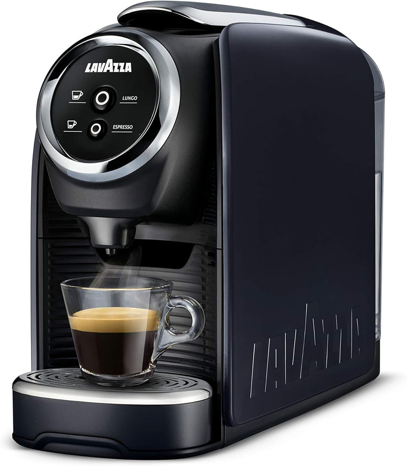 Lavazza BLUE Classy Mini Single Serve Espresso Coffee Machine LB 300, 5.3" x 13" x 10.2" 2 Coffee selections: simple touch controls, 1 programmable free dose and 1 pre-set
