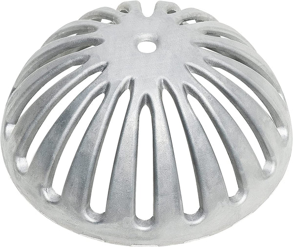 Leyso FS-DS Heavy Duty Aluminum Dome Sink Drain Strainer Floor Drain Cover for Kitchen, Restaurant, Bar, Buffet or Food Service. 5-1/4" Diameter x 2-1/4"H (1 pcs)