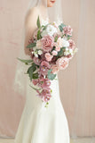 Pre-Arranged Bridal Flower Package in Dusty Rose & Cream