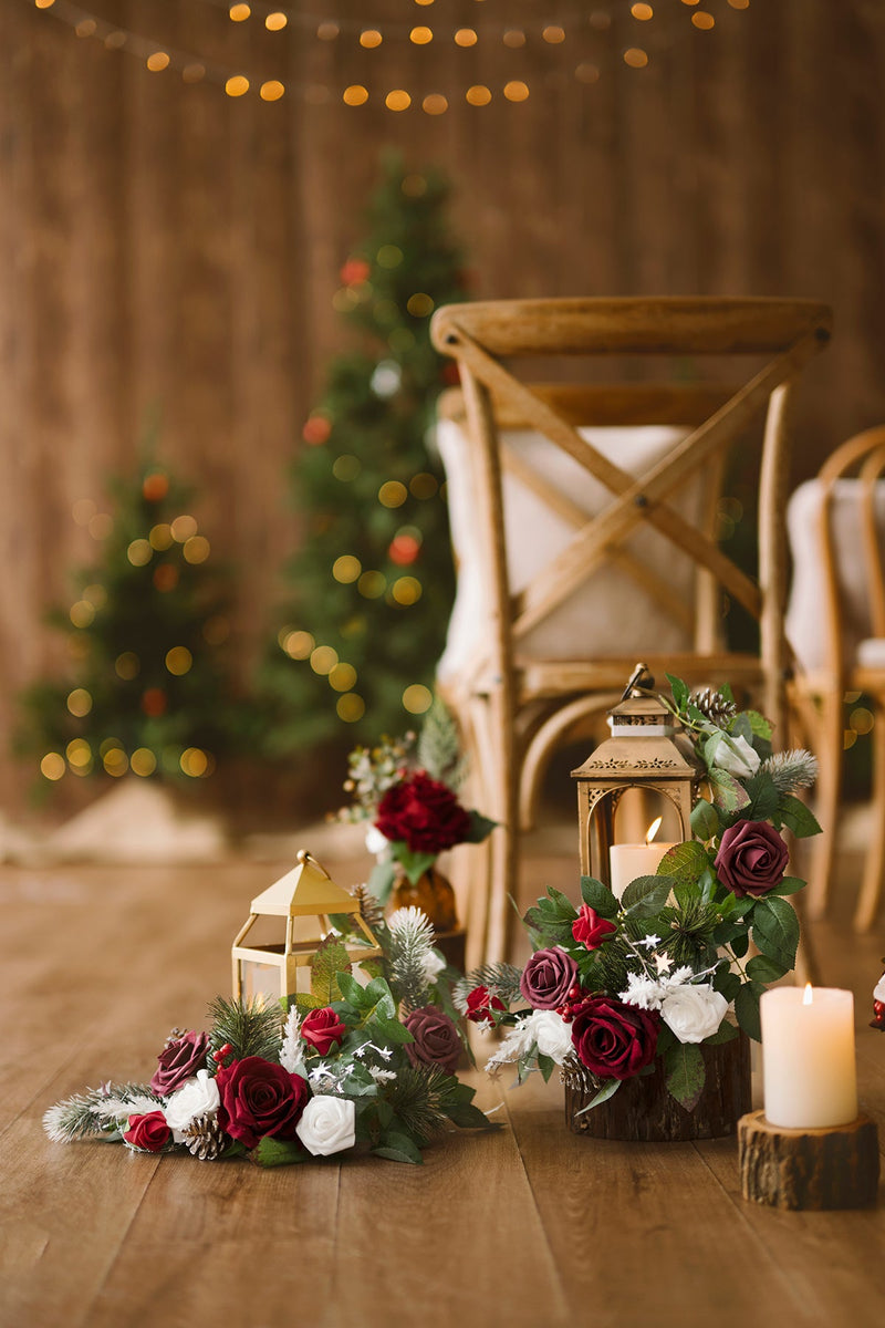 Christmas Red  Sparkle Wedding Decor Package