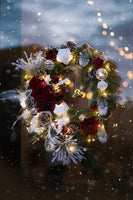 Christmas Wreath in Christmas Red & Sparkle