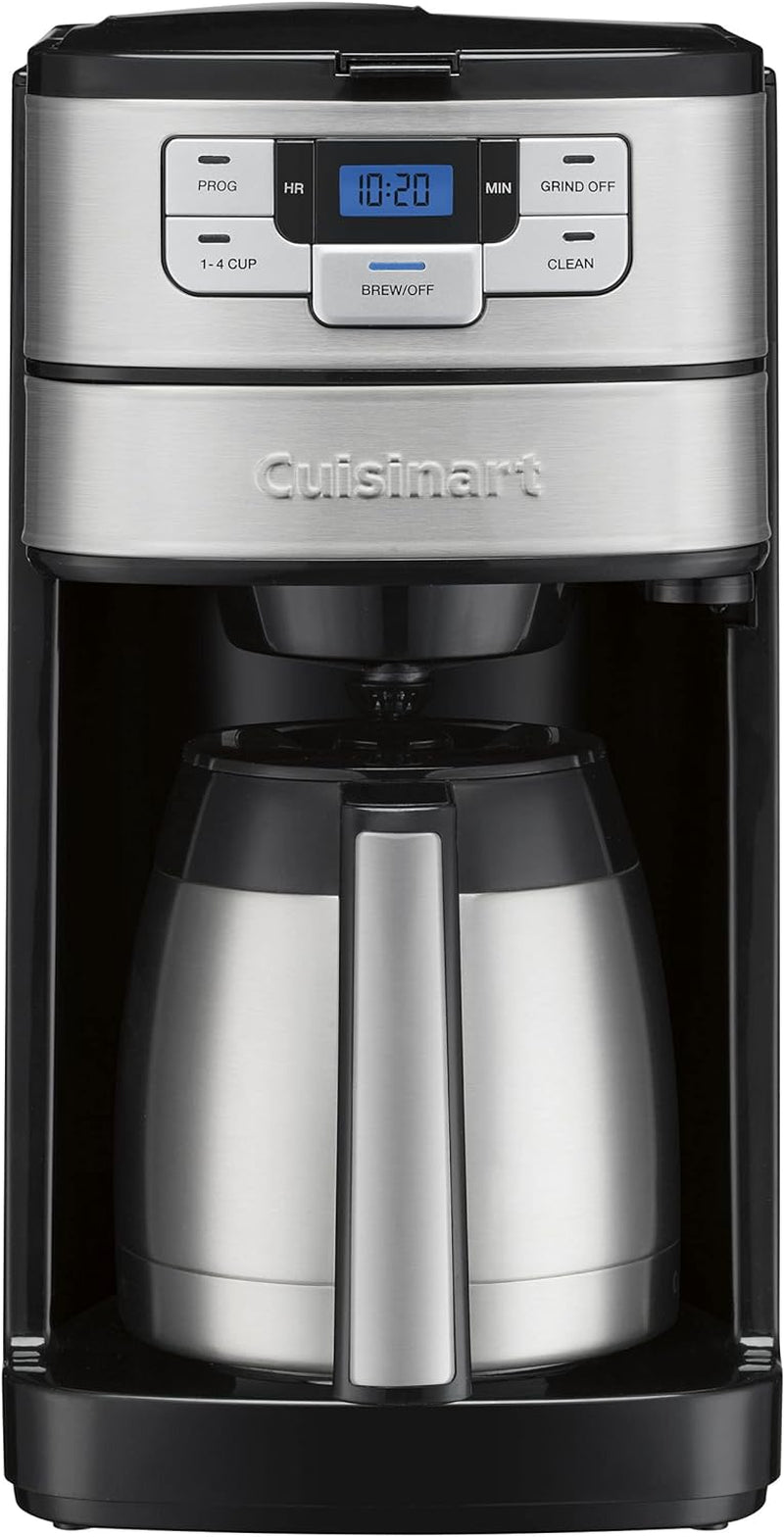 Cuisinart DGB-800 Fully Automatic Burr Grind & Brew, 12-Cup Glass, Silver