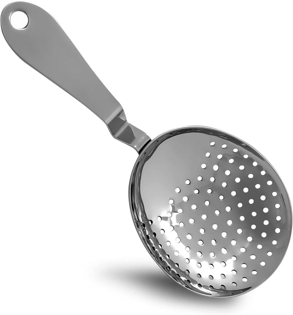 The Art of Craft Julep Strainer: Stainless Steel Cocktail Strainer for Home or Commercial Bar