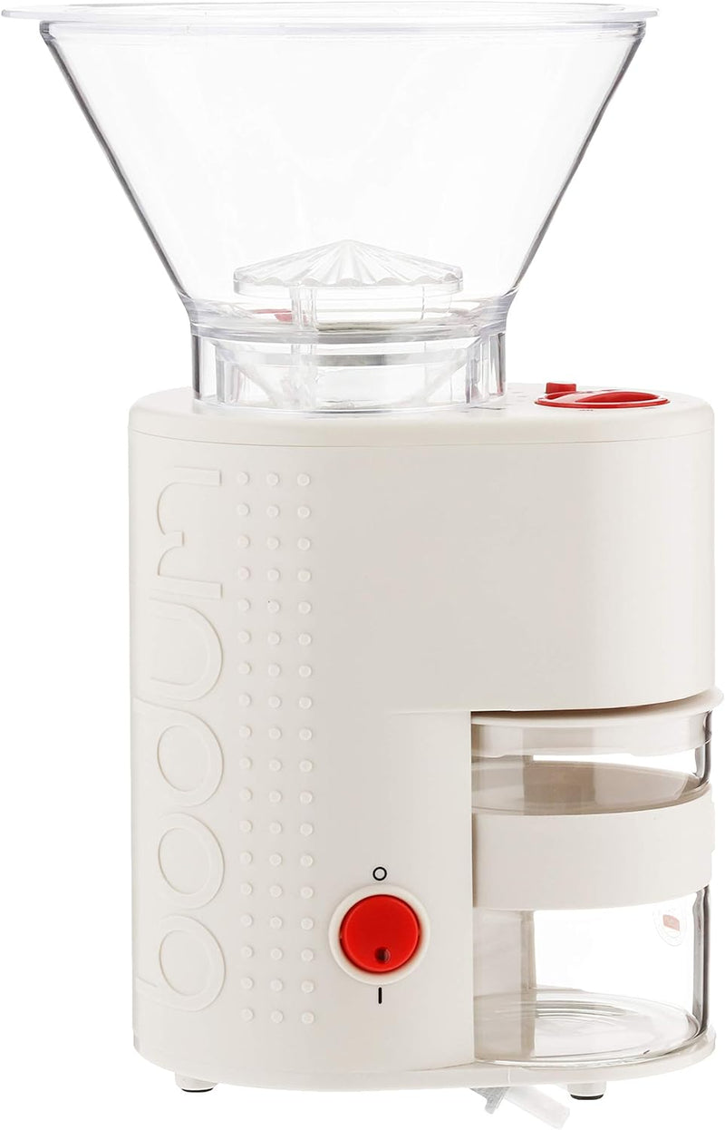 bodum Bistro Burr Coffee Grinder, 1 EA, White