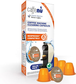 Caffenu 5-Pack Nespresso Cleaning Pods - For Nespresso Original Line Machines - Nespresso Cleaner For Improved Coffee Flavor