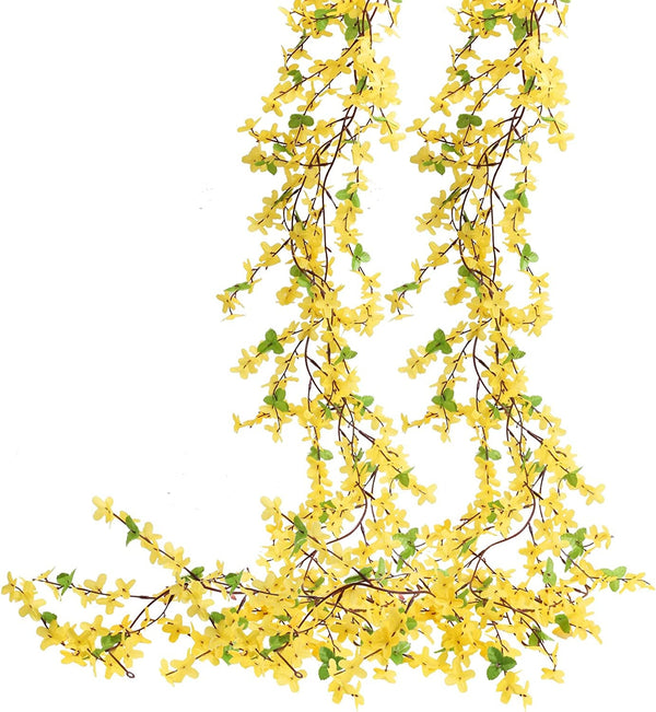 4Pcs Silk Spring Flower Garland for Home Wall Decoration - 236Ft Hanging Vines