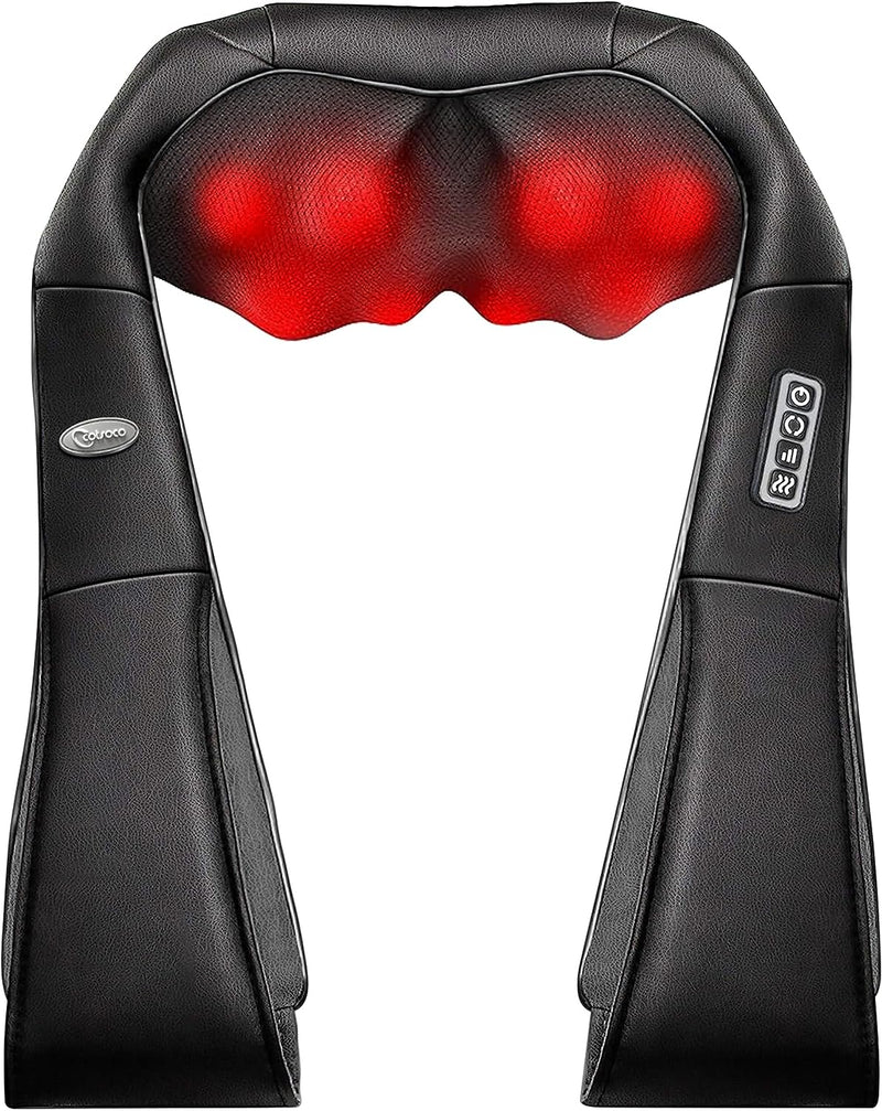 Massage Pillow Neck and Back Massager, for Pain Relief deep Mussle and Fatigue shiatsu Massager, Neck Massager with Heat and 3D Kneading and,Use at Home Car Office