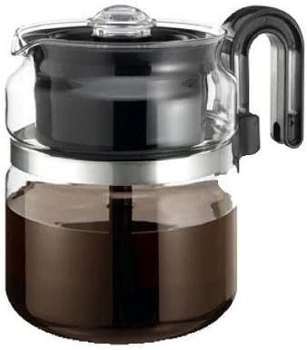 One-All Stovetop Percolator 8 Cup 7 in. Dia. X 5.6 in. H Black Handle