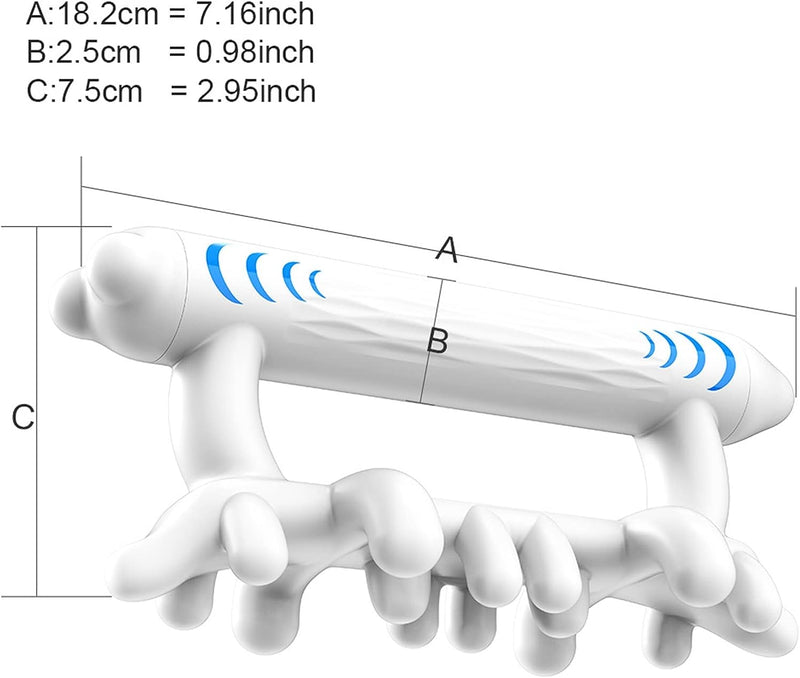 Fascia Massage Tool Myofascial Release & Alleviate Tension with Manual Trigger Point & Deep Tissue Cellulite Massager Tool for Neck Shoulders Calves