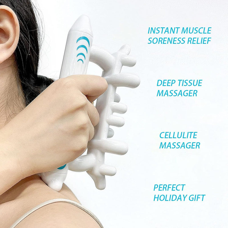 Fascia Massage Tool Myofascial Release & Alleviate Tension with Manual Trigger Point & Deep Tissue Cellulite Massager Tool for Neck Shoulders Calves
