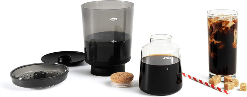 OXO Brew Compact Cold Brew Coffee Maker,Black