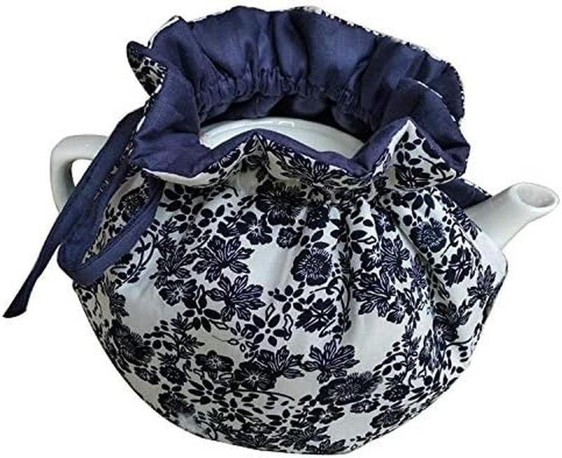 Cotton Tea Cozy for Teapots Printed Tea Cosy Tea Cover Keep Warm Tea Pot Dust Cover Insulated Kettle Cover for Home Kitchen Decorative Accessories (C15)