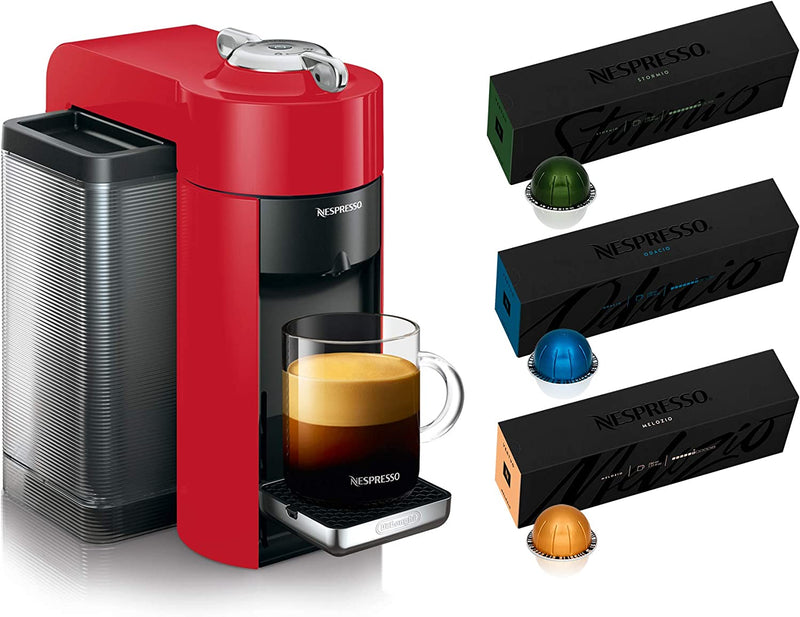 Nespresso Vertuo Coffee and Espresso Machine by De'Longhi with Milk Frother, 1000 Milliliters, Graphite Metal