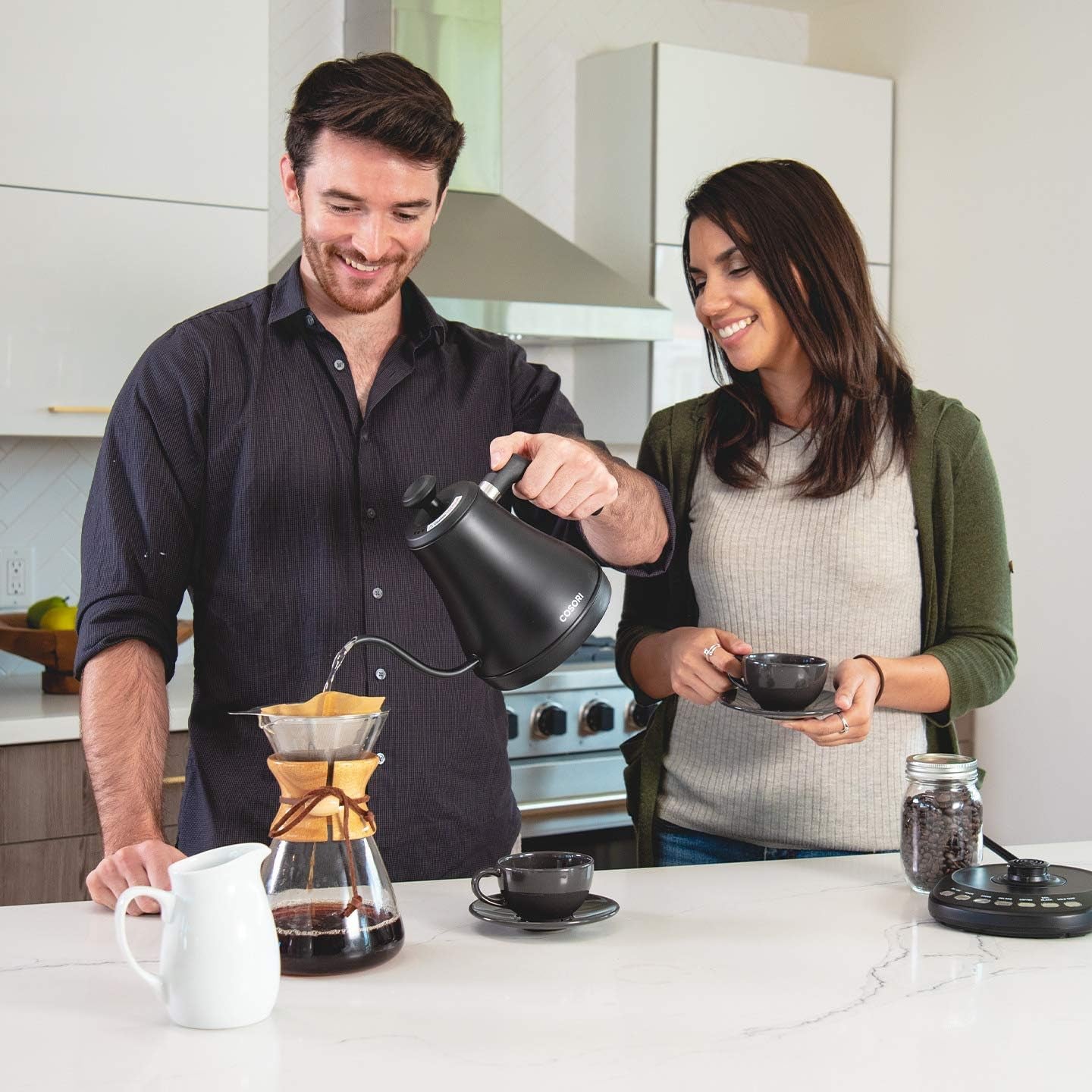 COSORI Original Electric Gooseneck Kettle has 5 temperature presets and a  precise spout » Gadget Flow