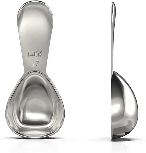 BALCI - Stainless Steel Coffee Scoop (2 Tablespoon Scoop) Exact Measuring Spoon for Coffee, Tea, Sugar, Flour and More! …