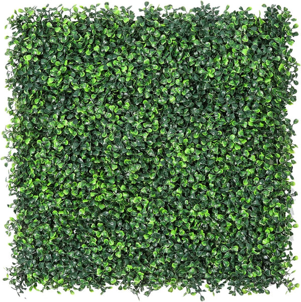Artificial Boxwood Panels - 12pc Privacy Hedge Screen for OutdoorIndoor Decor