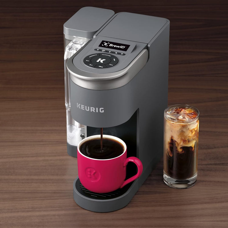 Keurig K-Supreme SMART Coffee Maker, MultiStream Technology, Brews 6-12oz Cup Sizes, Gray