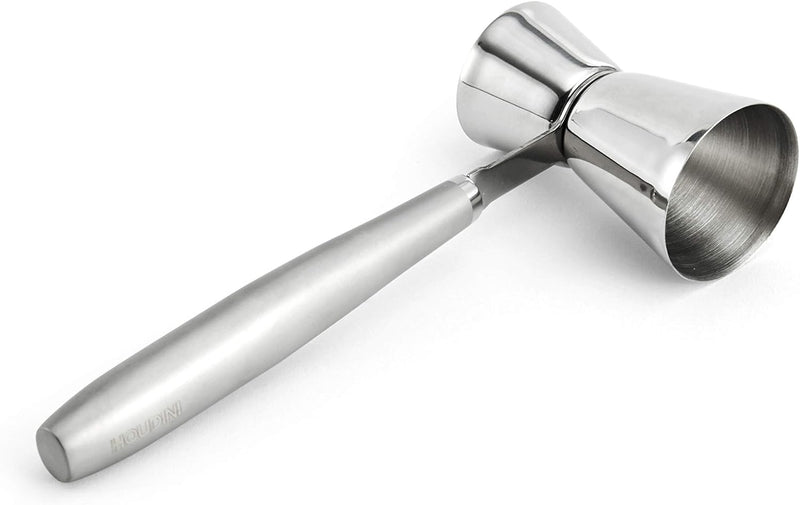 Houdini Double Jigger Cocktail Accessory, 7.5 inches, Stainless Steel