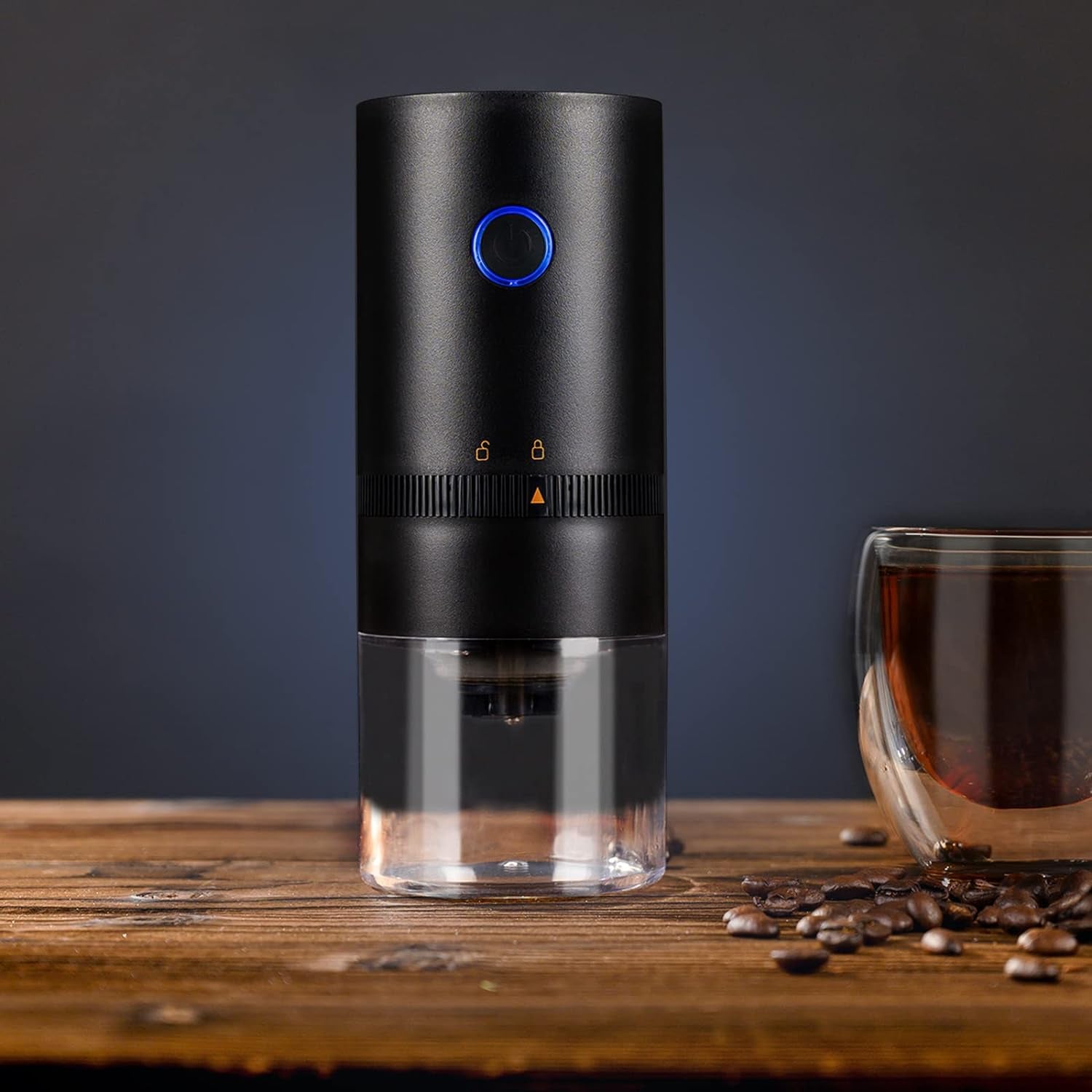 Portable Electric Burr Coffee Grinder: CONQUECO Small Coffee Bean Grinding  Machine - Rechargeable Stainless Conical Burr Grinders with Multiple Grind