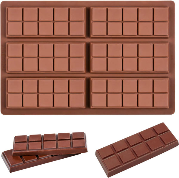 Chocolate Bar Silicone Molds - Rectangle Shape