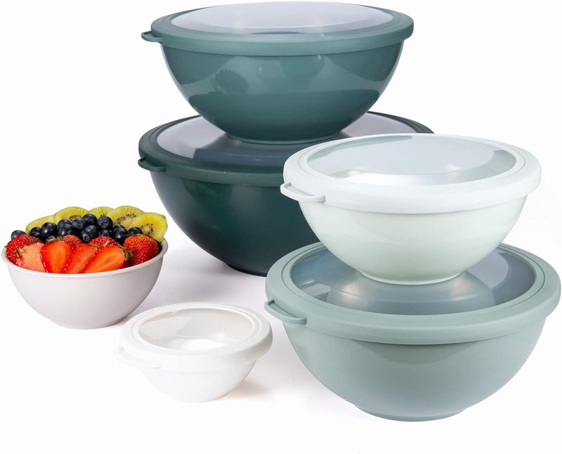 COOK WITH COLOR 12-Piece Nesting Mixing Bowls Set - Blue