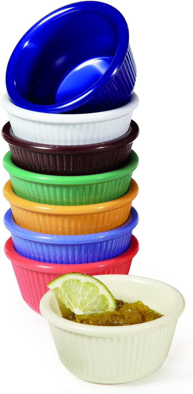 White 25 oz Ramekin - Break Resistant Pack of 12